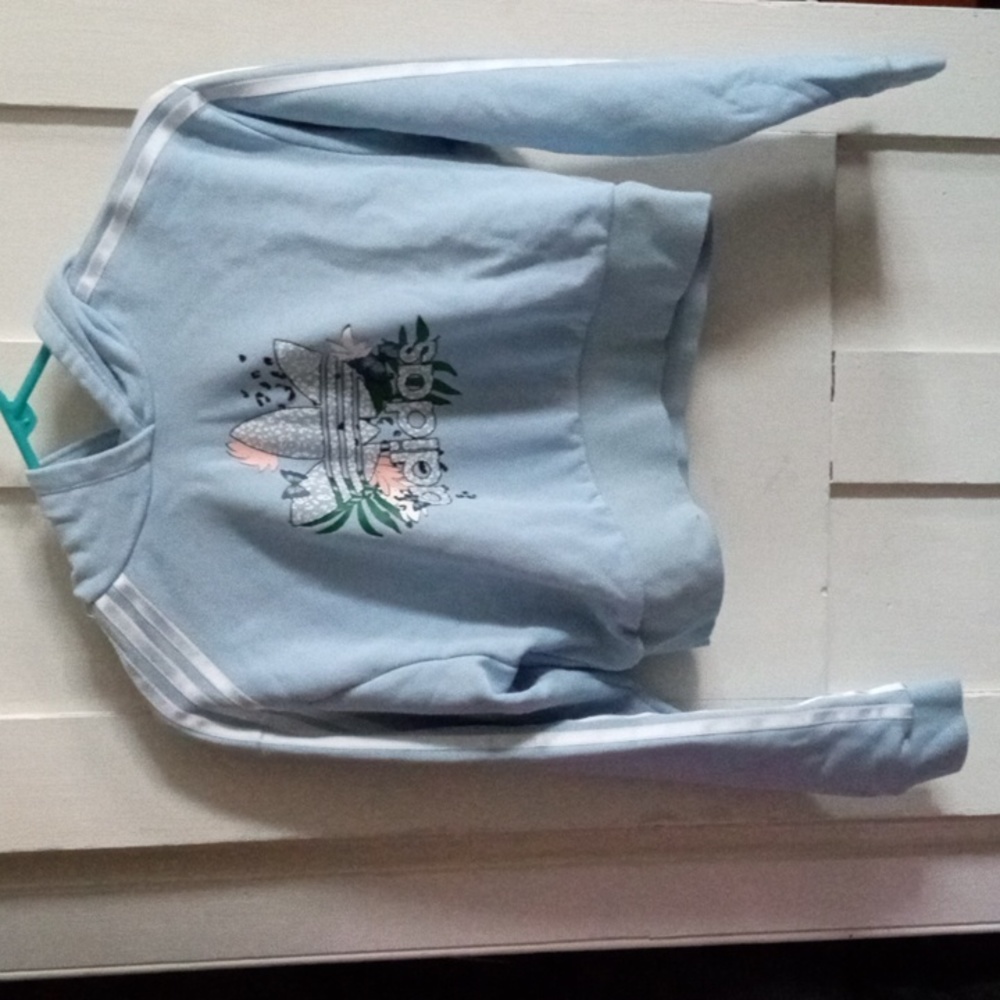 Adidas crop sweatshirt